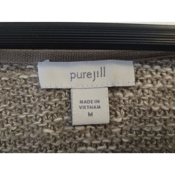 Pure J Jill Sweater Womens M Brown Cozy Pullover Soft Goblincore Tunic Grandma - Picture 4 of 9